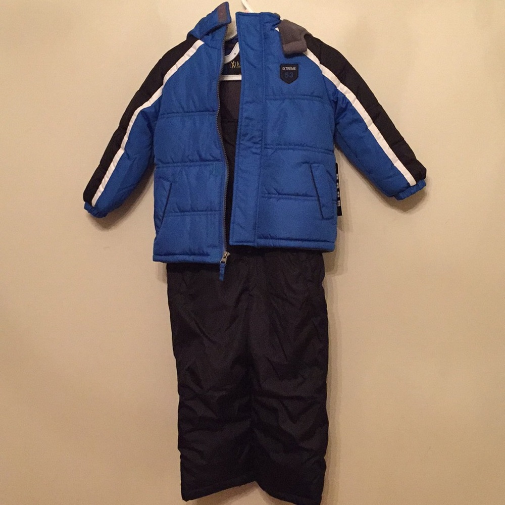 Boy winter coat with snow suit